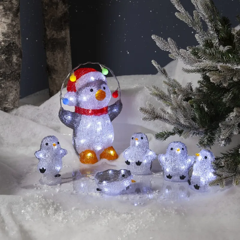 Figurka ogrodowa pingwinek Led CRYSTALO IP44 — zdjęcie 3