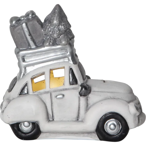 Figurka samochód z prezentami Led FRIENDS 14cm na baterie — zdjęcie 2