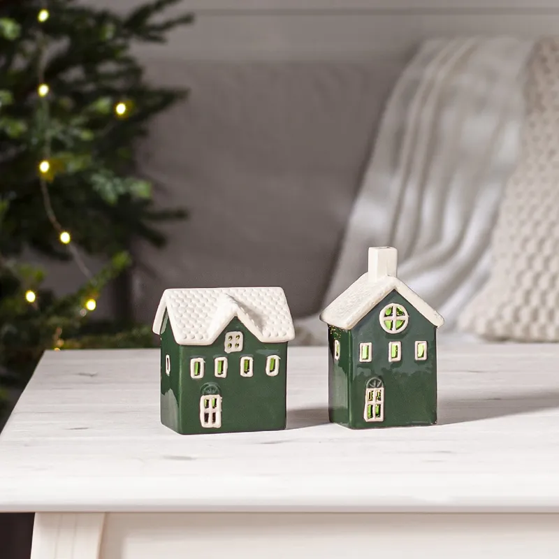 Figurki domki Led HUSBY 15cm na baterie — zdjęcie 3
