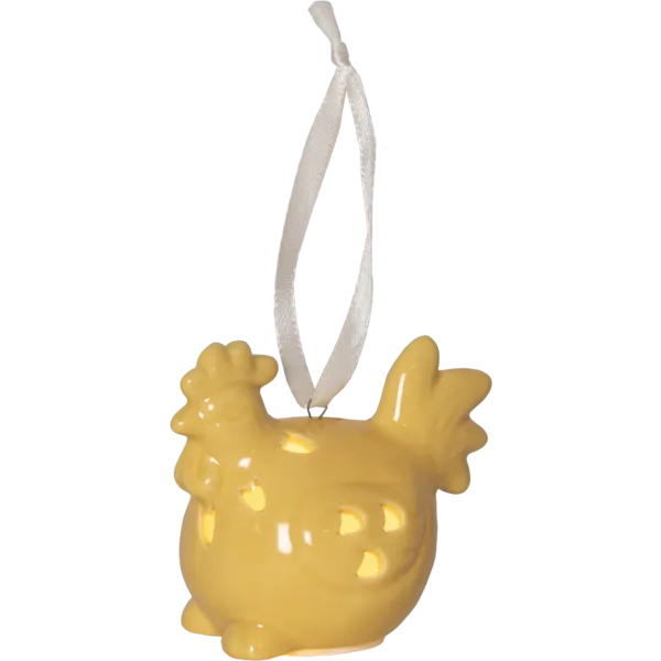 Figurki jajka i kurczaczki porcelanowe LED Esther na baterie — zdjęcie 6