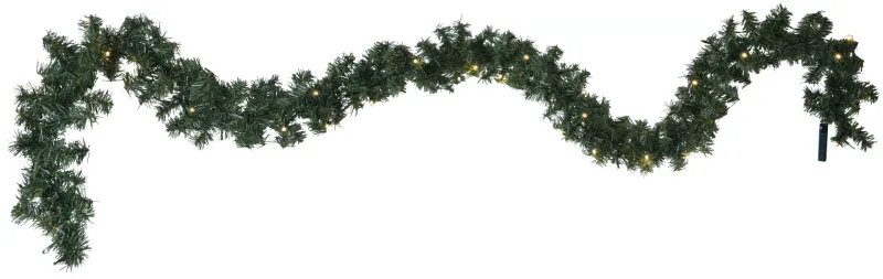 Girlanda świerkowa z oświetleniem Led CANADIAN 250cm na baterie — zdjęcie 2
