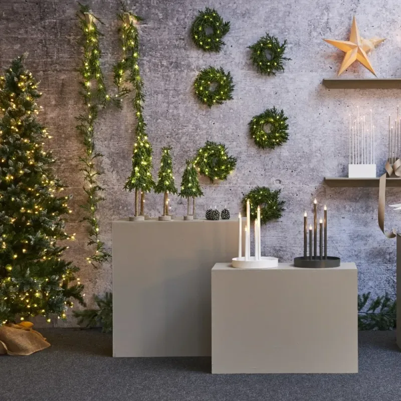 Girlanda z szyszkami i oświetleniem Led LUMMER 180cm na baterie — zdjęcie 6