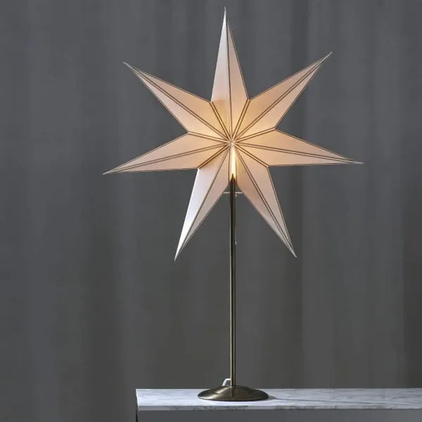 Gwiazda stojąca NICOLAS 90cm wysokości metalowa podstawa wymienne żarówki LED E14 — zdjęcie 3