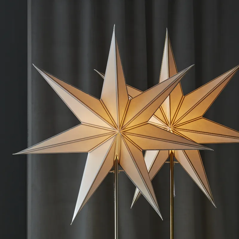 Gwiazda stojąca NICOLAS 90cm wysokości metalowa podstawa wymienne żarówki LED E14 — zdjęcie 4