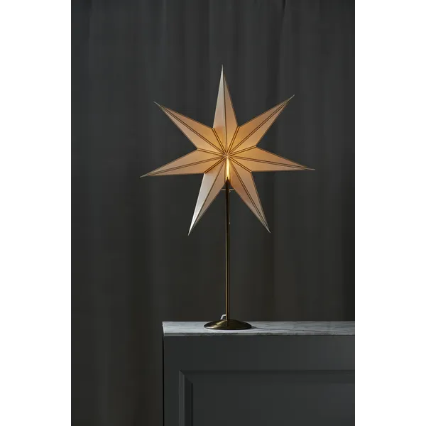 Gwiazda stojąca NICOLAS 90cm wysokości metalowa podstawa wymienne żarówki LED E14 — zdjęcie 6