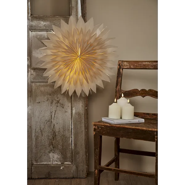 Gwiazda wisząca beżowa DIS 50cm — zdjęcie 4