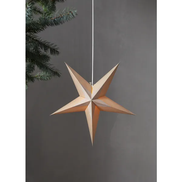 Gwiazda wisząca beżowa DIVA 60cm — zdjęcie 4
