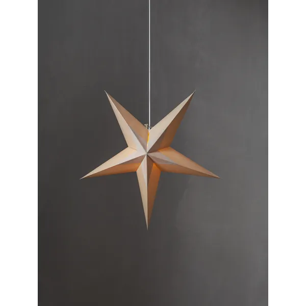 Gwiazda wisząca beżowa DIVA 60cm — zdjęcie 9