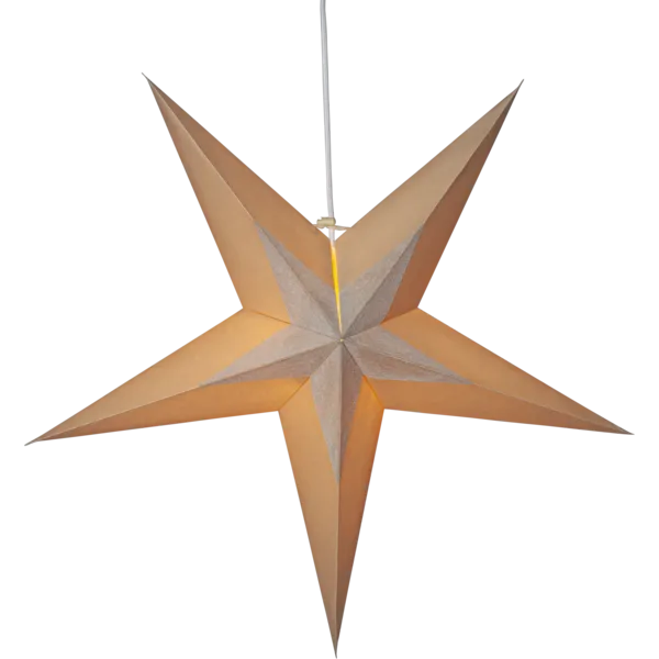 Gwiazda wisząca beżowa DIVA 60cm — zdjęcie 11