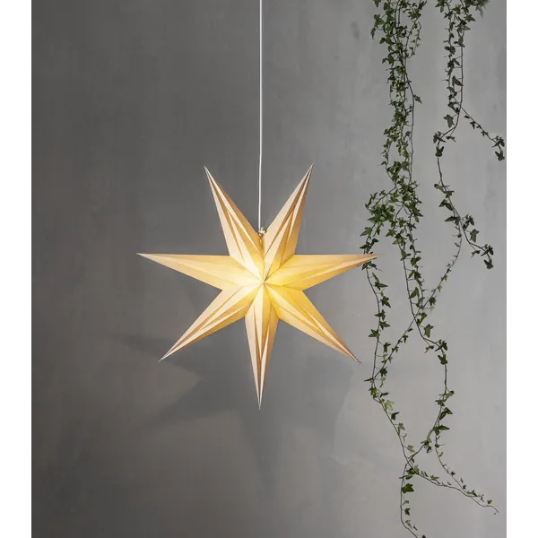 Gwiazda wisząca beżowa PLACE 60cm — zdjęcie 5
