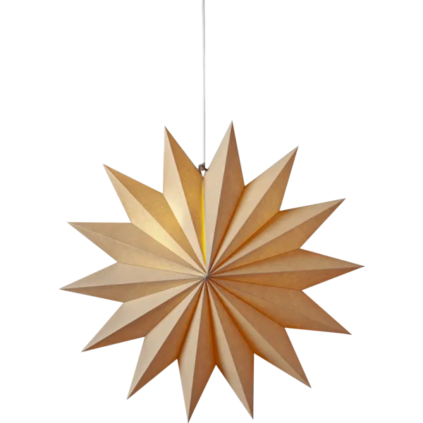 Gwiazda wisząca beżowa PLAIN 60cm — zdjęcie 6
