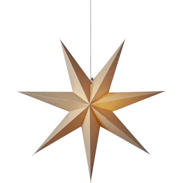 Gwiazda wisząca beżowa PLAIN 75cm — zdjęcie 7