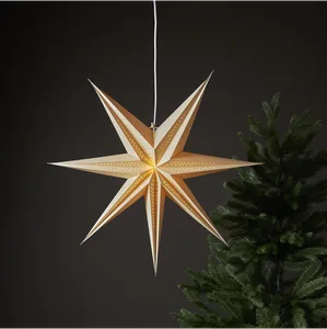 Gwiazda wisząca beżowa POINT 60cm
