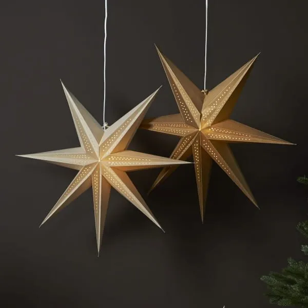 Gwiazda wisząca beżowa POINT 60cm — zdjęcie 3