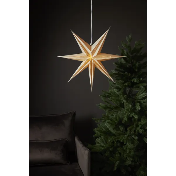 Gwiazda wisząca beżowa POINT 60cm — zdjęcie 5