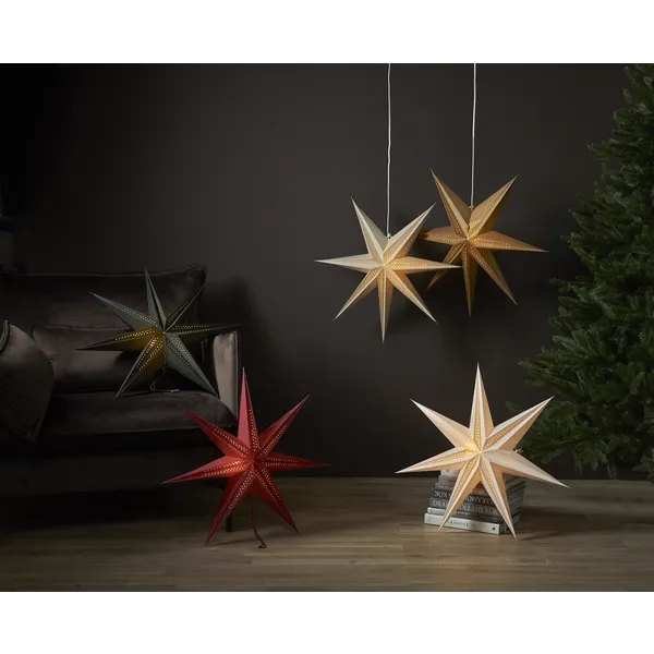 Gwiazda wisząca beżowa POINT 60cm — zdjęcie 8