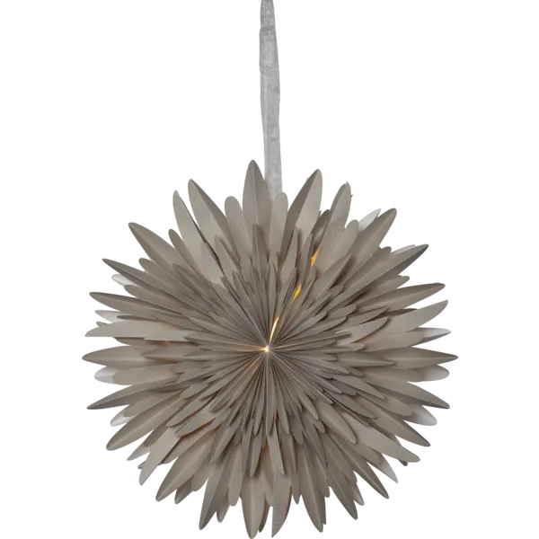 Gwiazda wisząca beżowa WINTER 60cm — zdjęcie 2