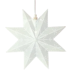 Gwiazda wisząca biała CLASSIC 28cm