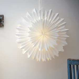 Gwiazda wisząca biała CRYSTAL 50cm