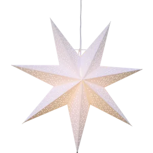 Gwiazda wisząca biała DOT 54cm