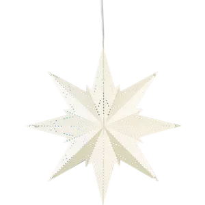 Gwiazda wisząca biała MINI 25cm