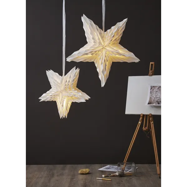 Gwiazda wisząca biala WHITE 50cm — zdjęcie 4
