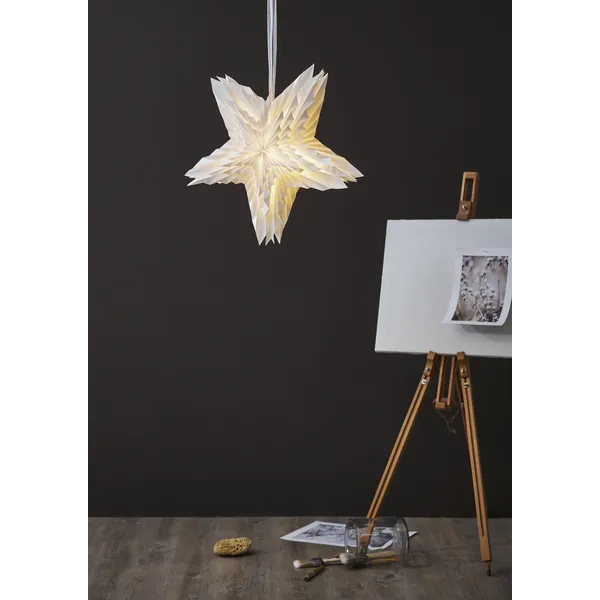 Gwiazda wisząca biala WHITE 50cm — zdjęcie 5