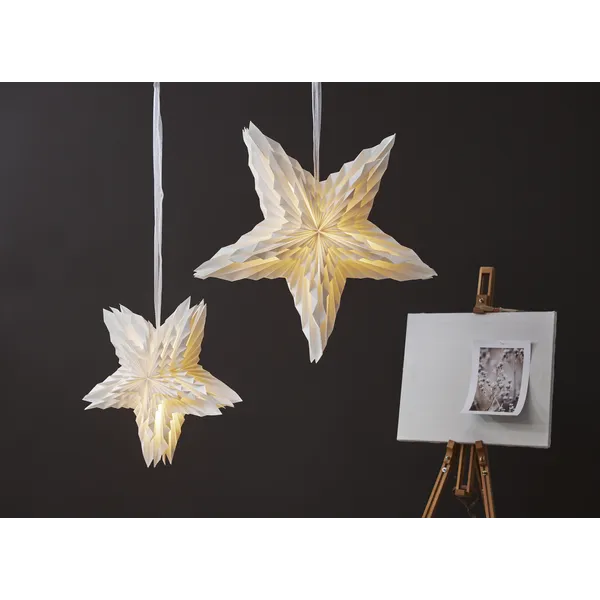 Gwiazda wisząca biala WHITE 50cm — zdjęcie 6