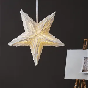 Gwiazda wisząca biała WHITE 70cm