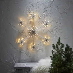 Gwiazda wisząca biała ciepła Led SNOWFLAKE 50cm