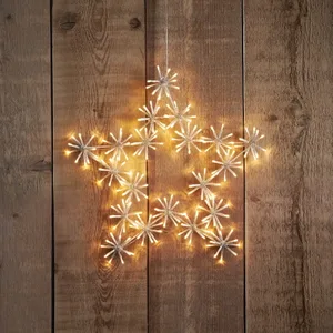 Gwiazda wisząca biała ciepła STAR 60cm