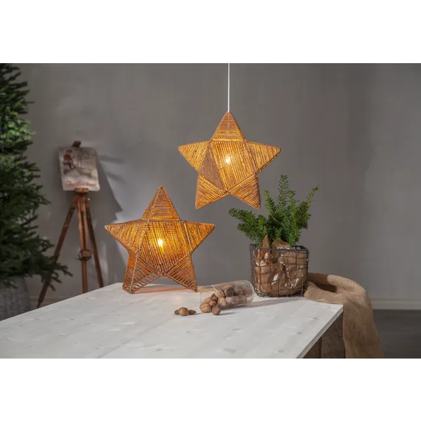 Gwiazda wisząca brązowa RAPPE 45cm — zdjęcie 5