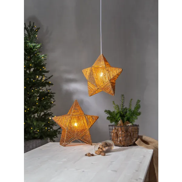 Gwiazda wisząca brązowa RAPPE 45cm — zdjęcie 8