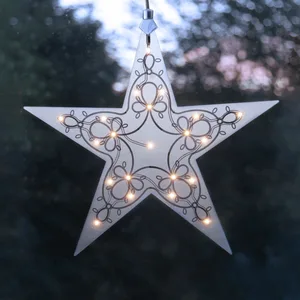 Gwiazda wisząca ciepła biała Led LEIA 35cm