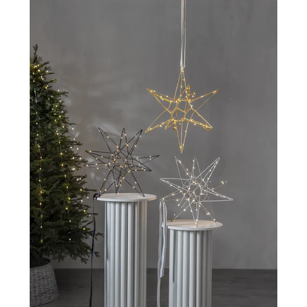 Gwiazda wisząca czarna 3D LIZZY 47cm — zdjęcie 11