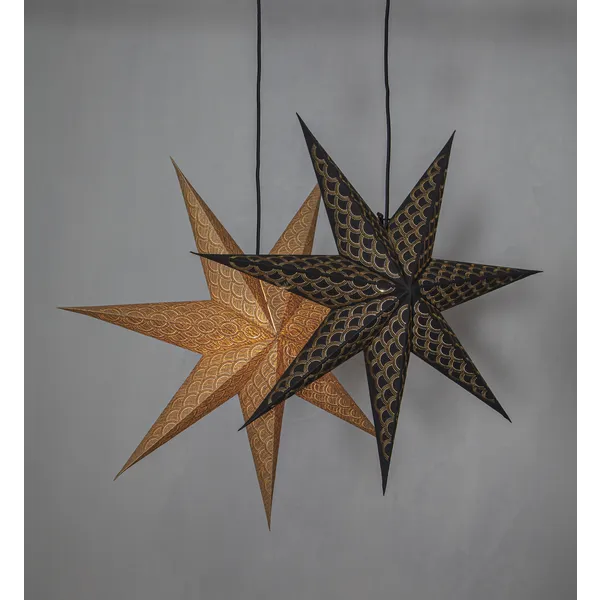 Gwiazda wisząca czarna BRODIE 60cm — zdjęcie 7