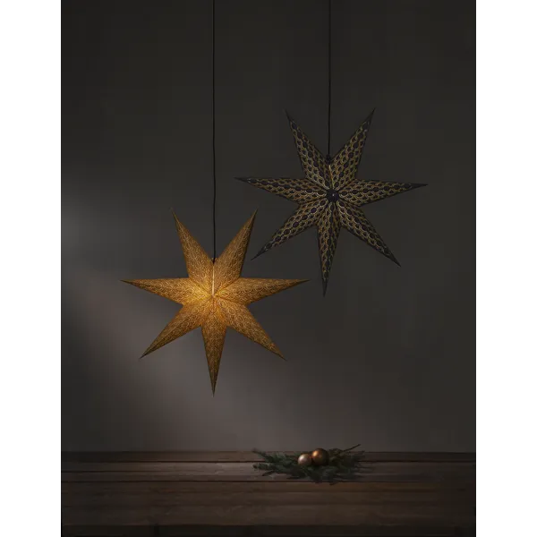 Gwiazda wisząca czarna BRODIE 60cm — zdjęcie 8