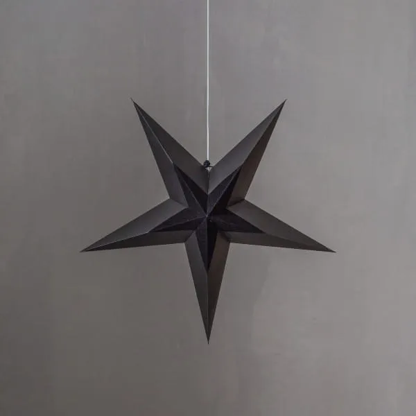Gwiazda wisząca czarna DIVA 60cm — zdjęcie 2