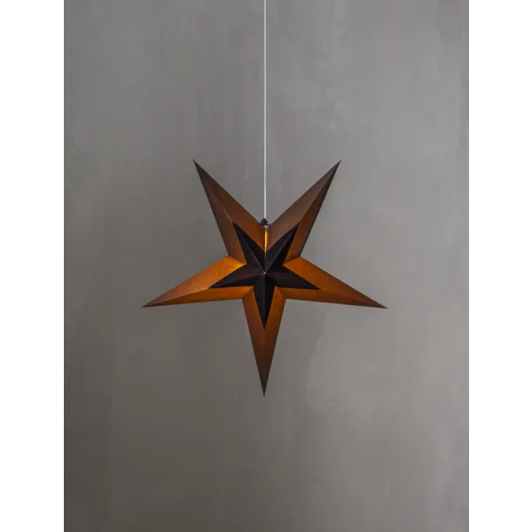 Gwiazda wisząca czarna DIVA 60cm — zdjęcie 6