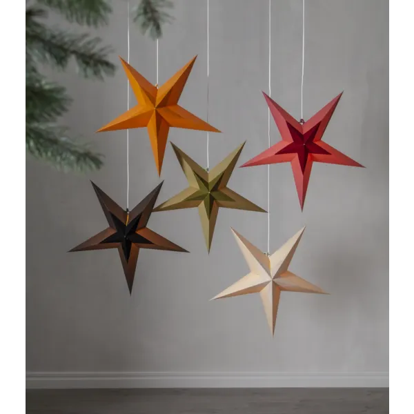 Gwiazda wisząca czarna DIVA 60cm — zdjęcie 9
