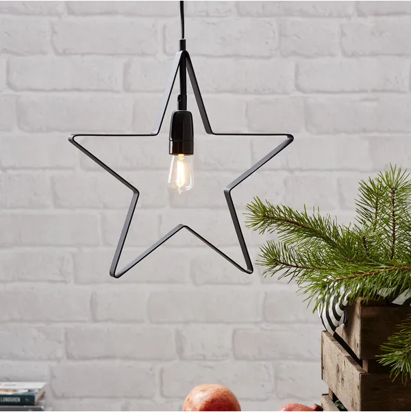 Gwiazda wisząca czarna ORBIT 33cm — zdjęcie 3