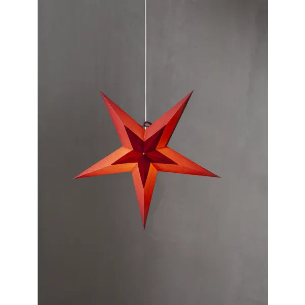 Gwiazda wisząca czerwona DIVA 60cm — zdjęcie 5