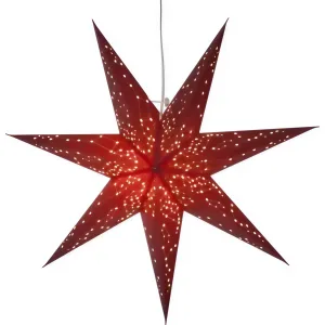 Gwiazda wisząca czerwona GALAXY 60 cm
