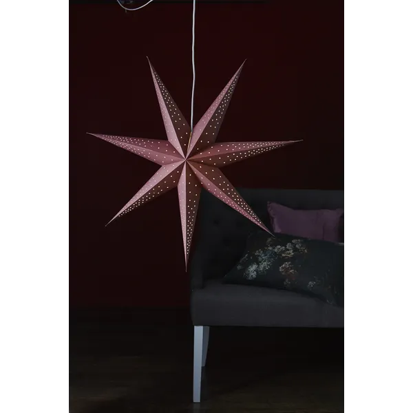 Gwiazda wisząca czerwona POINT 80cm — zdjęcie 5