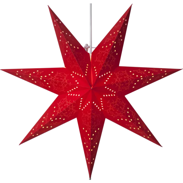 Gwiazda wisząca czerwona SENSY 54cm — zdjęcie 2
