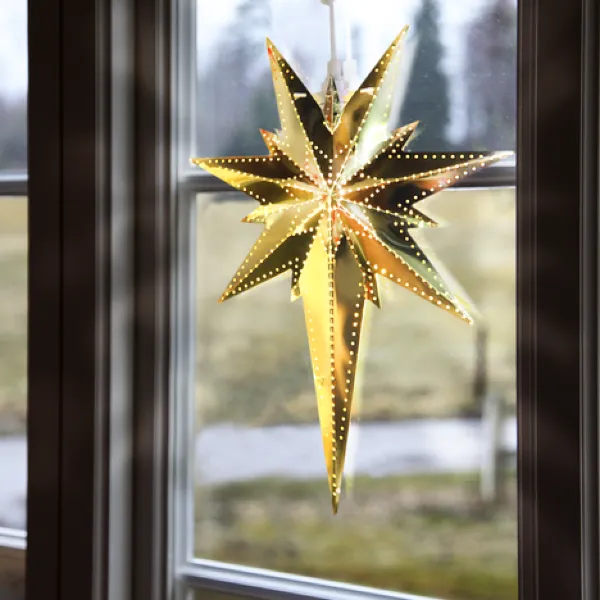Gwiazda wisząca mosiądz  BETLEHEM 25cm — zdjęcie 9