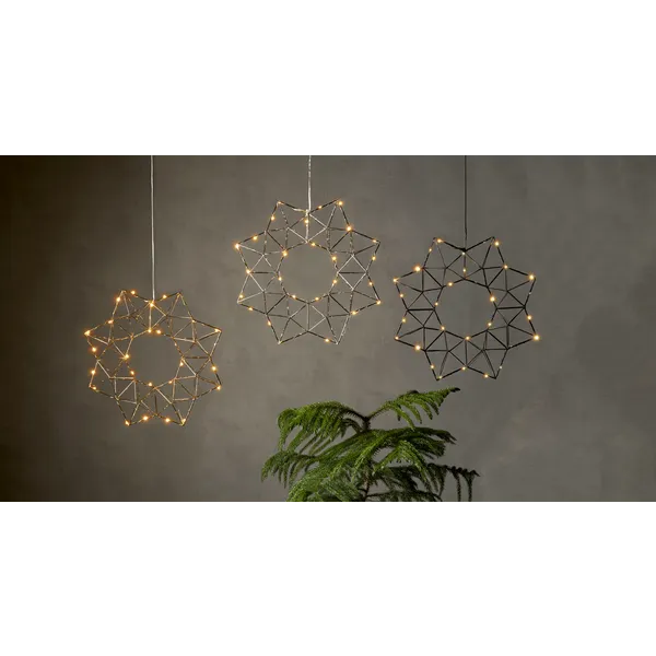 Gwiazda wisząca mosiądz Led EDGE 40cm — zdjęcie 4