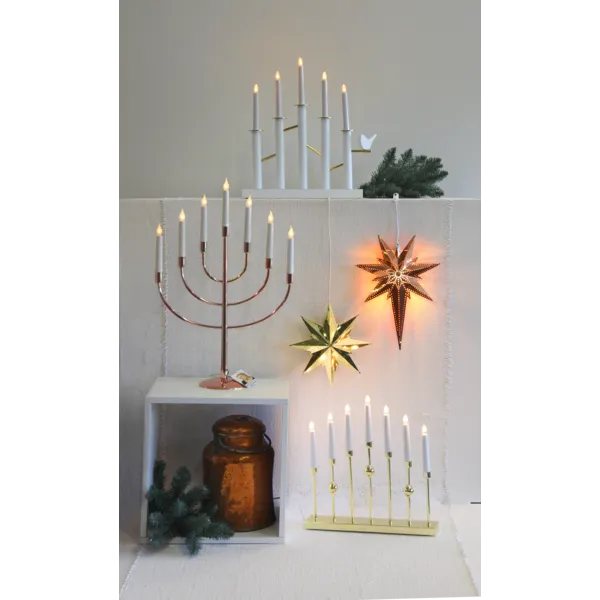 Gwiazda wisząca mosiądz MINI 25cm — zdjęcie 4