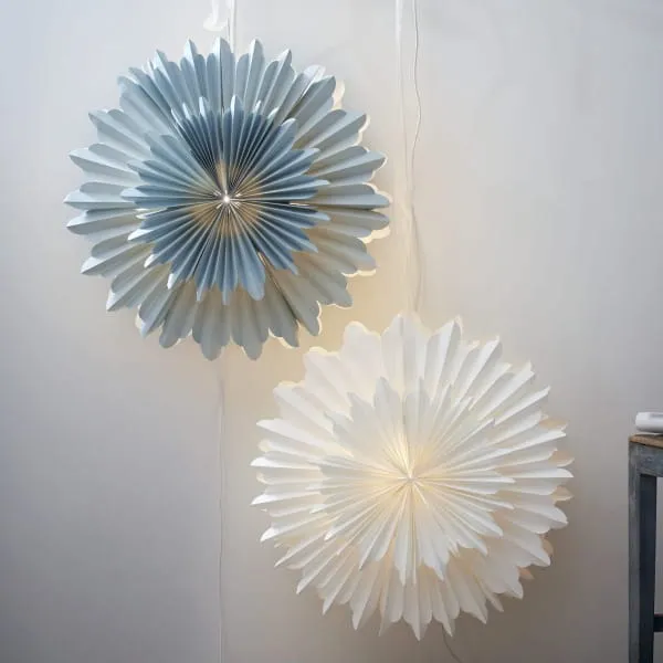 Gwiazda wisząca niebieska CRYSTAL 50cm — zdjęcie 3