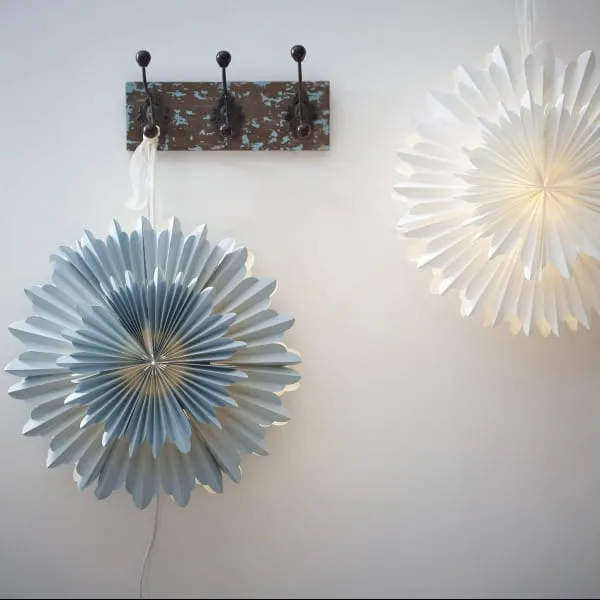 Gwiazda wisząca niebieska CRYSTAL 50cm — zdjęcie 4